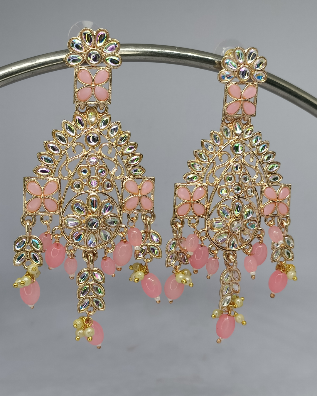 Pink Majestic Latkan Chandeliers
