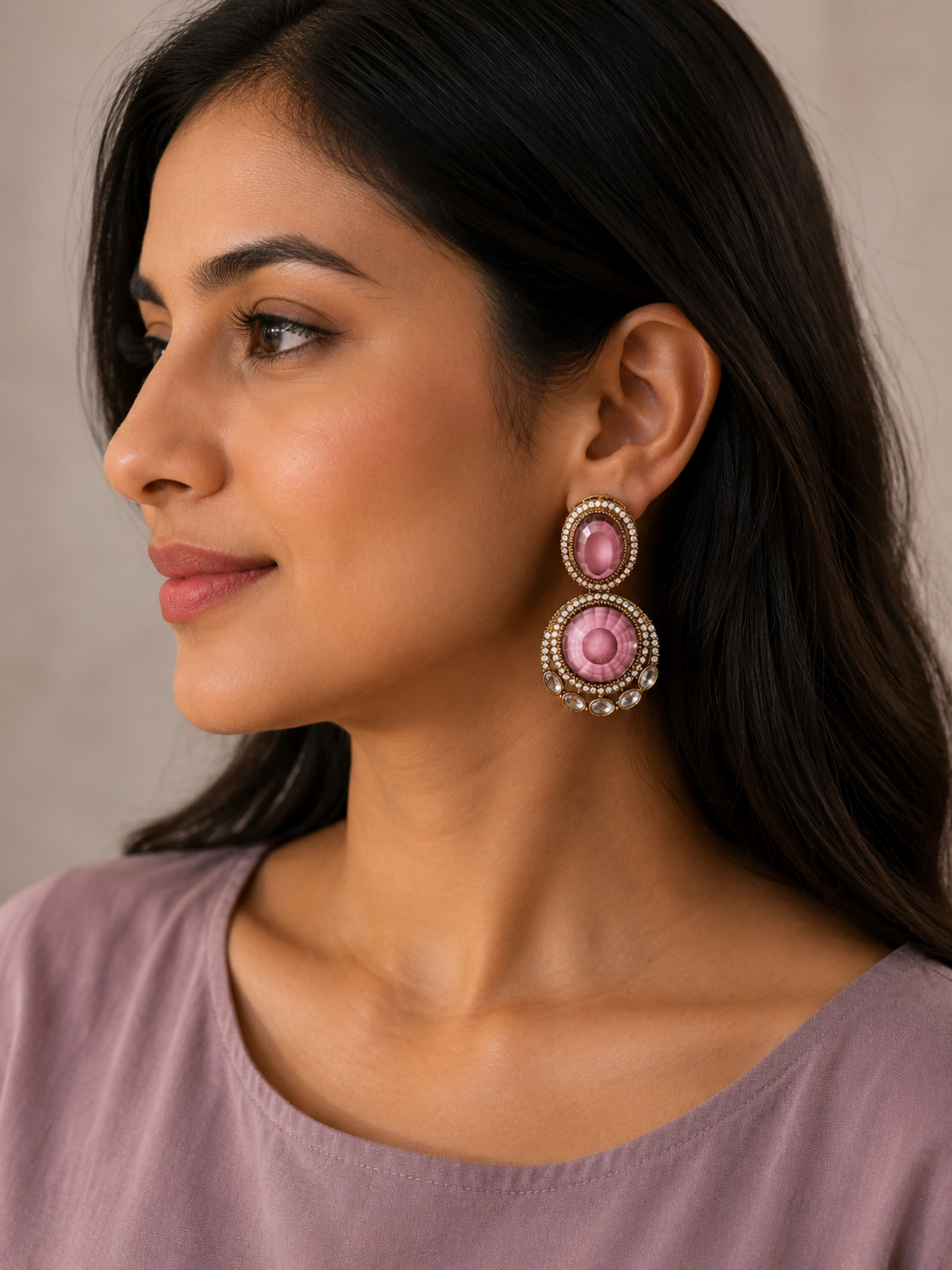 Pink Graceful Double Drops