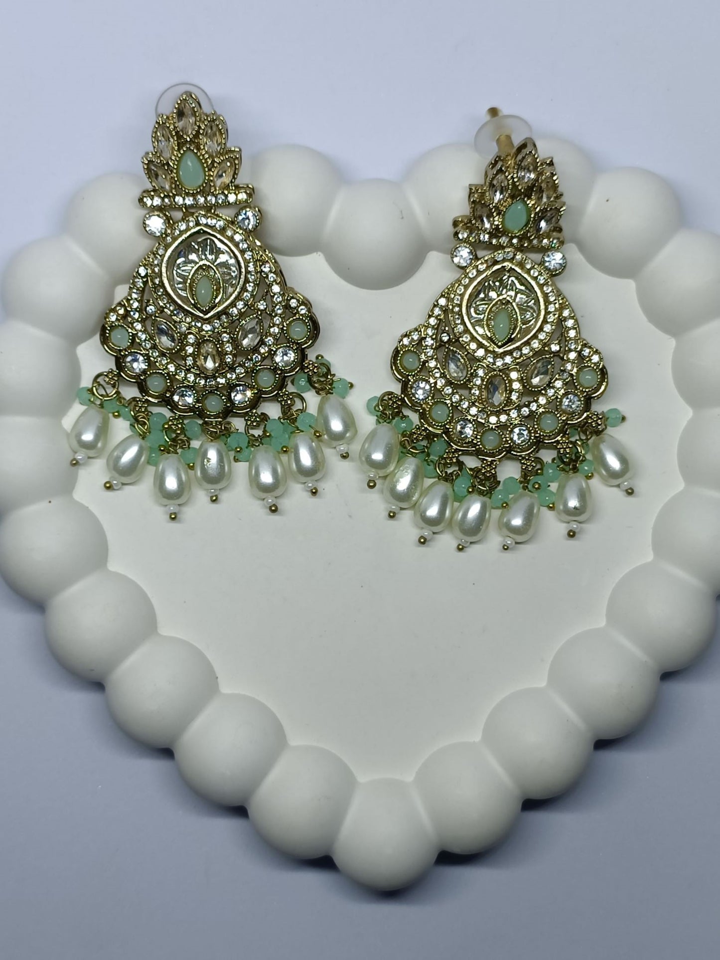 Mint Green Chandni Chandbali