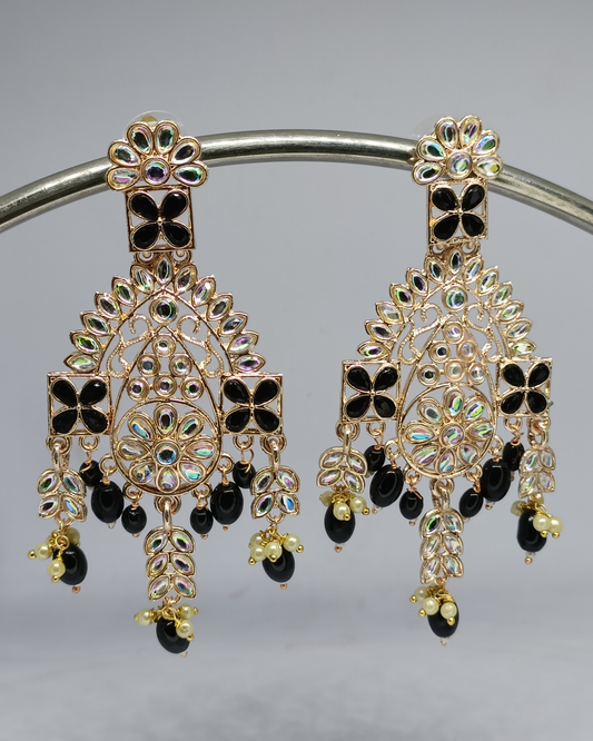 Black Majestic Latkan Chandeliers