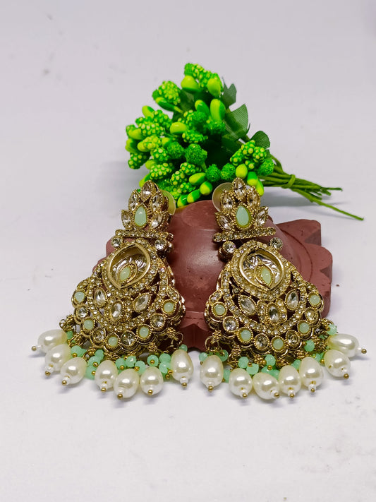 Mint Green Chandni Chandbali