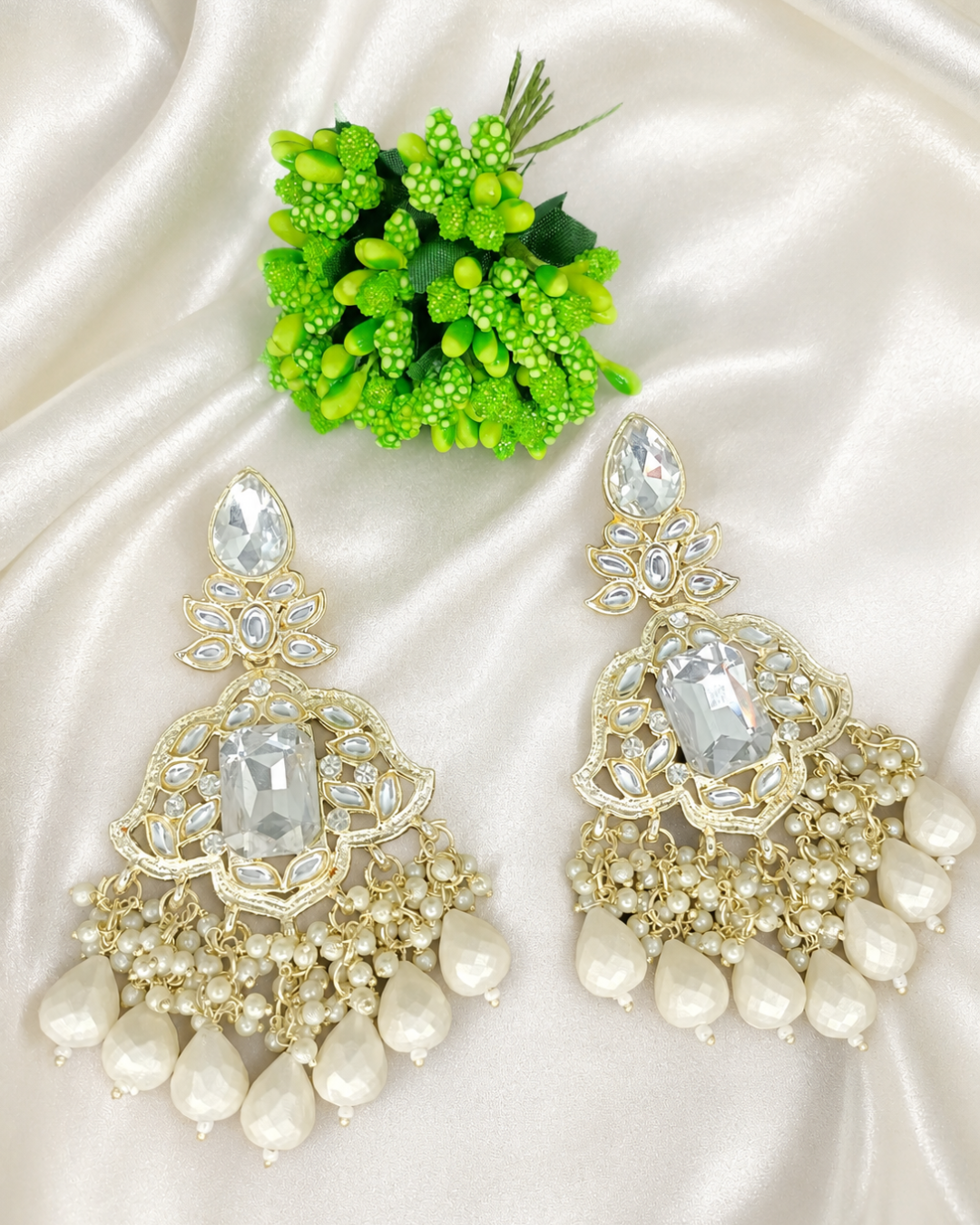 Ivory Crystal Regal Chandeliers