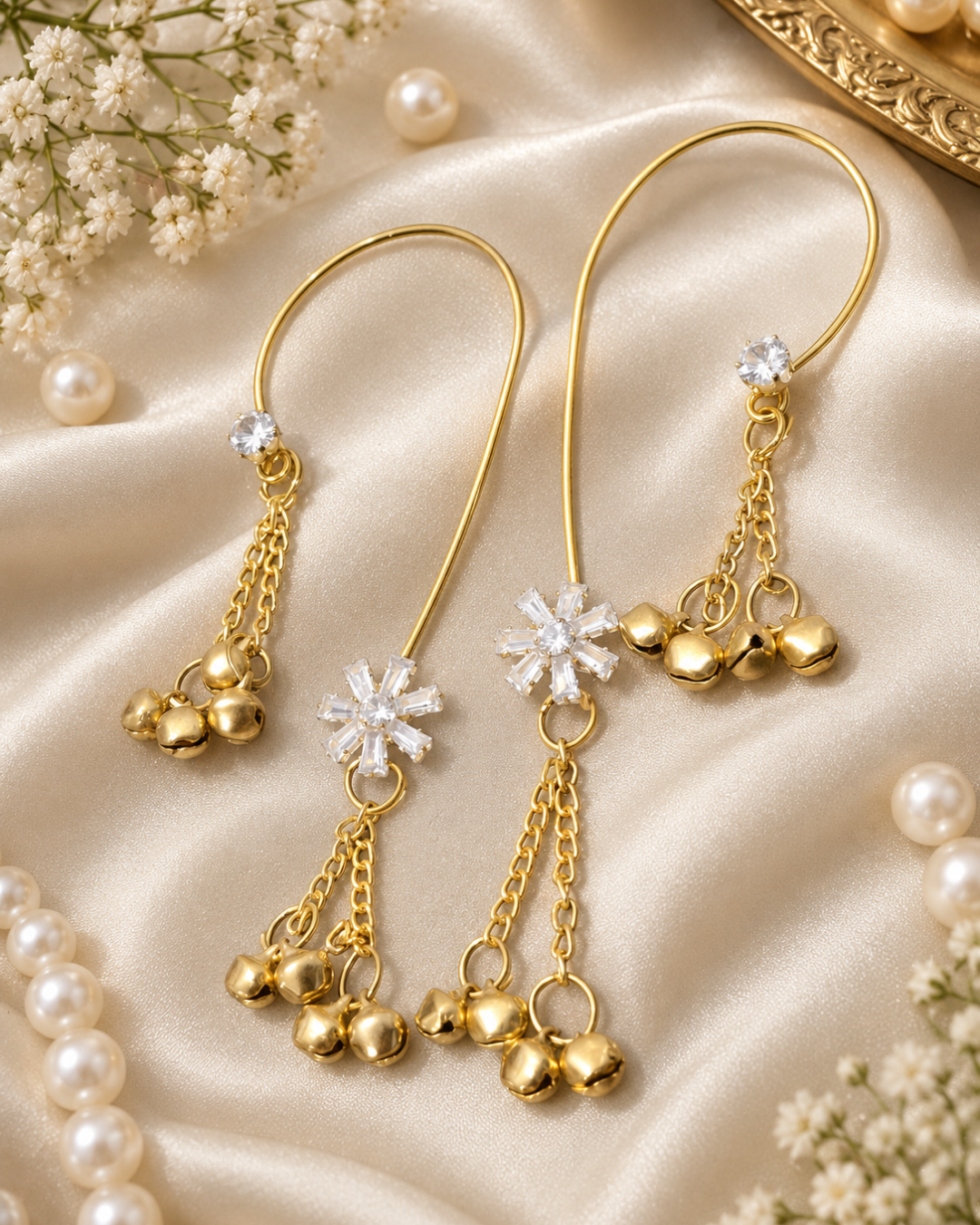 Gold Ghungroo Kaan Hook