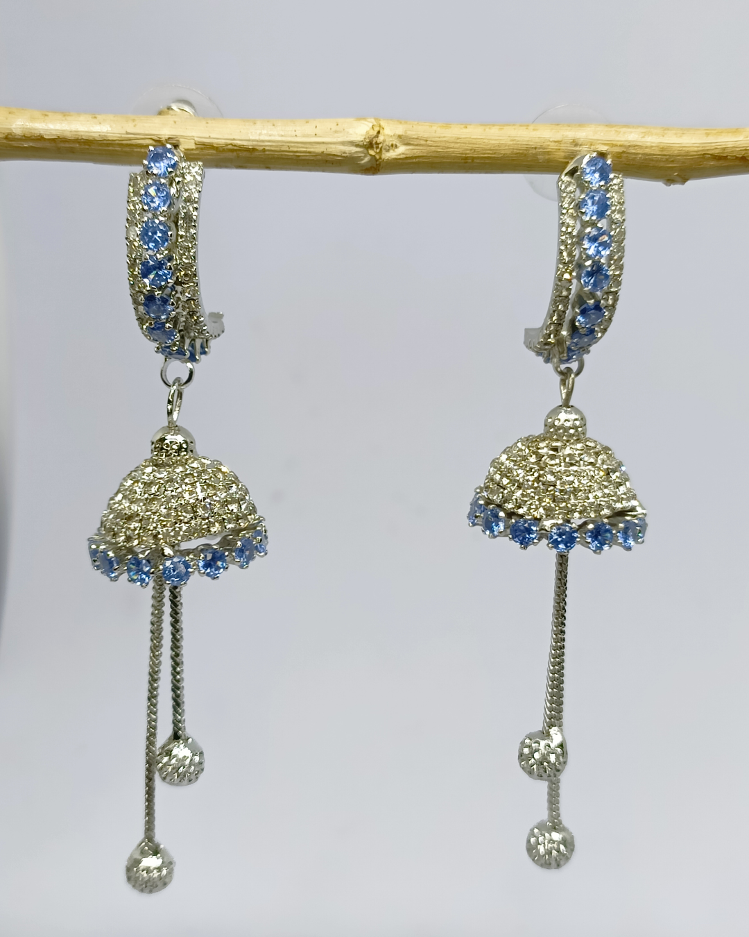Blue Diamond Jhilmil Jhumkis