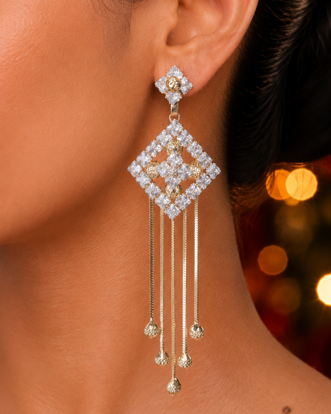 Graceful AD Tassel Danglers