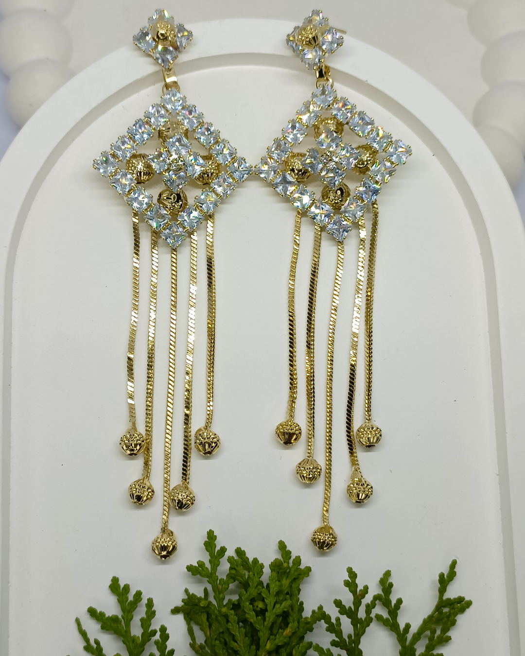 Graceful AD Tassel Danglers