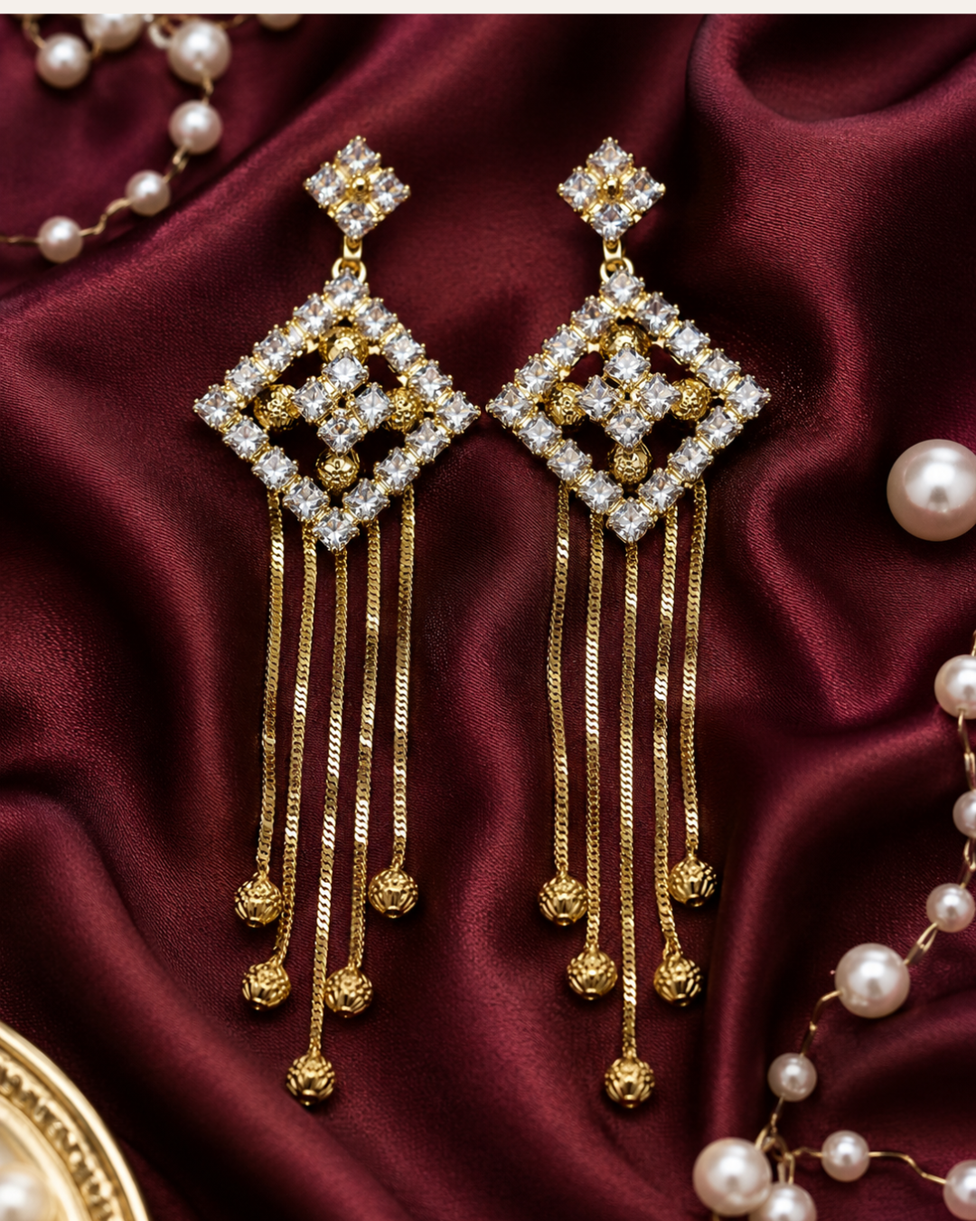 Graceful AD Tassel Danglers
