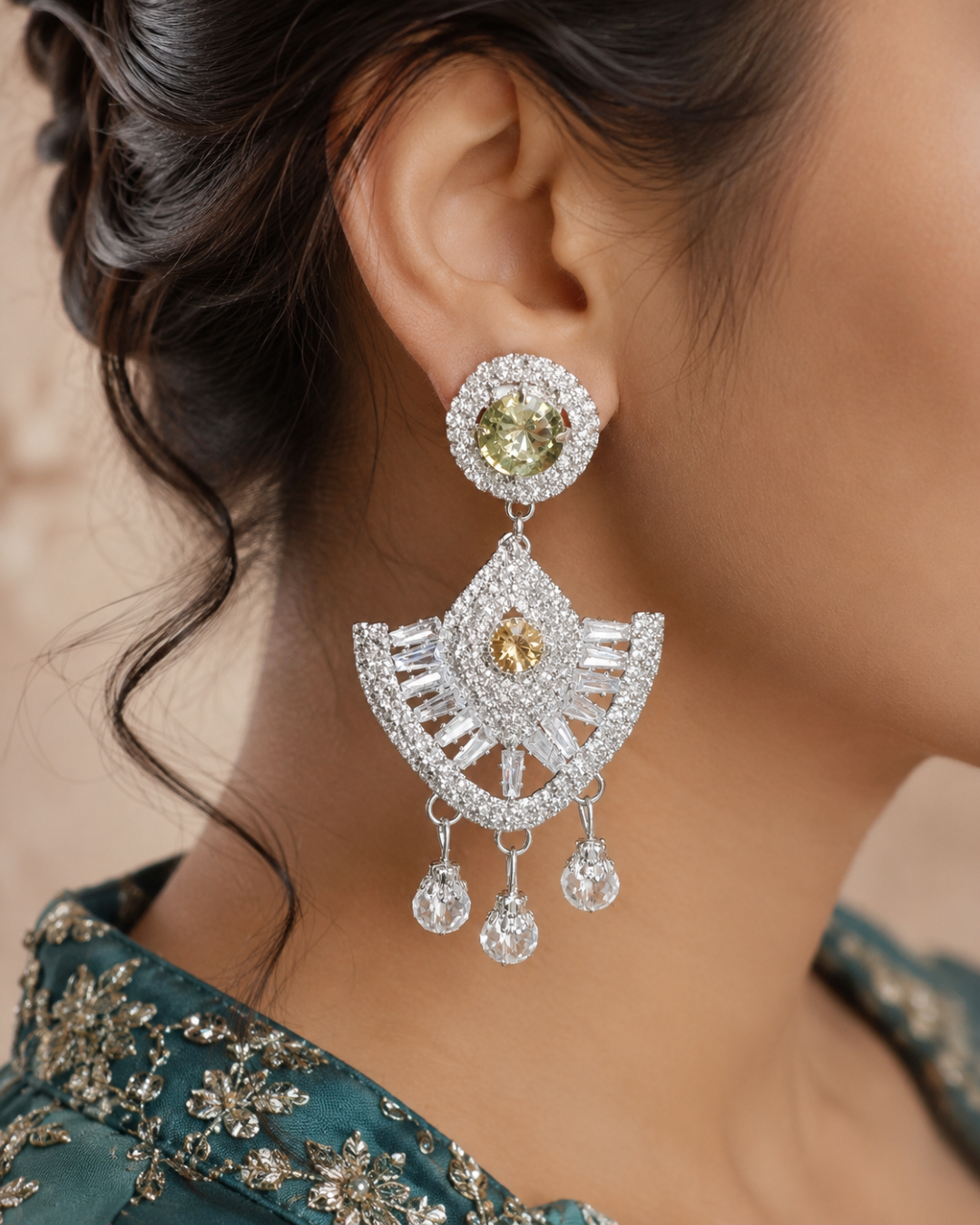 Stunning Green Chandaliers