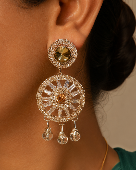 Green Stylish Wheel Danglers