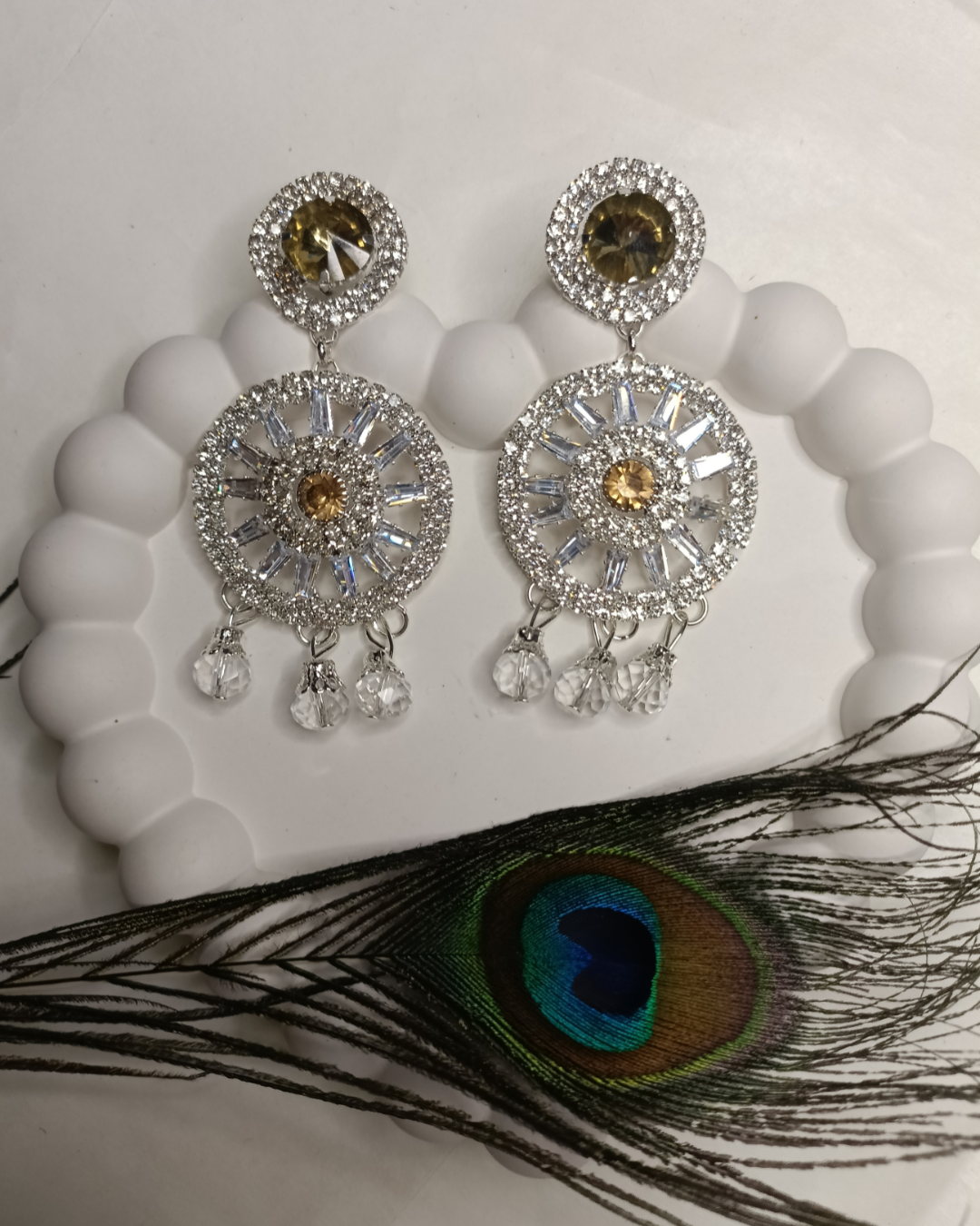Green Stylish Wheel Danglers