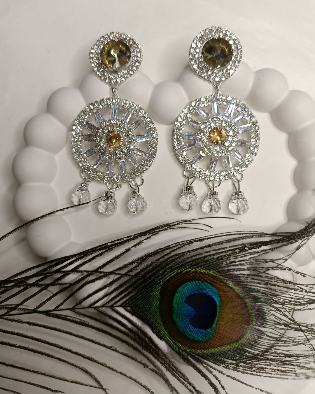 Green Stylish Wheel Danglers