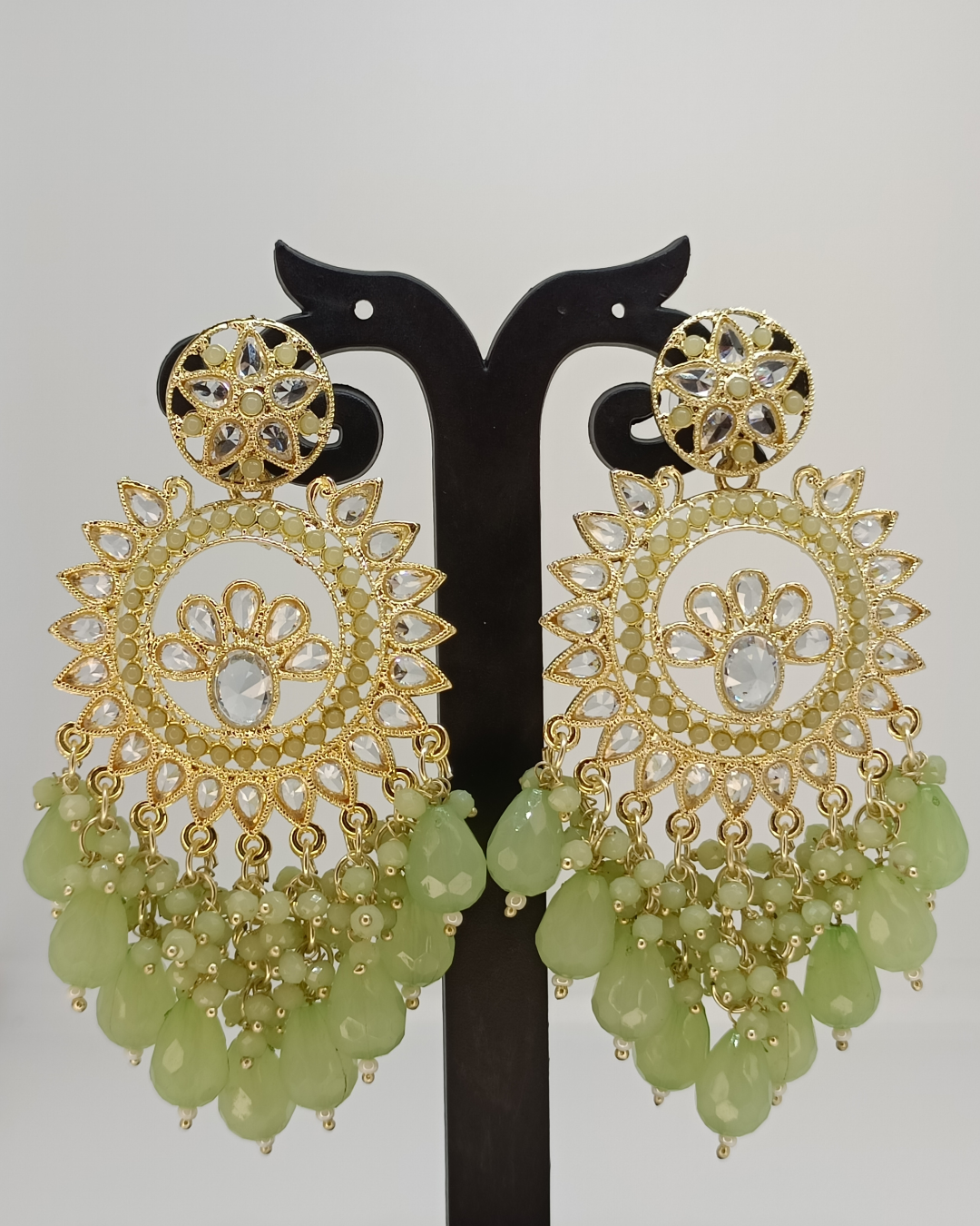 Mint Green Elegant Chandbalis