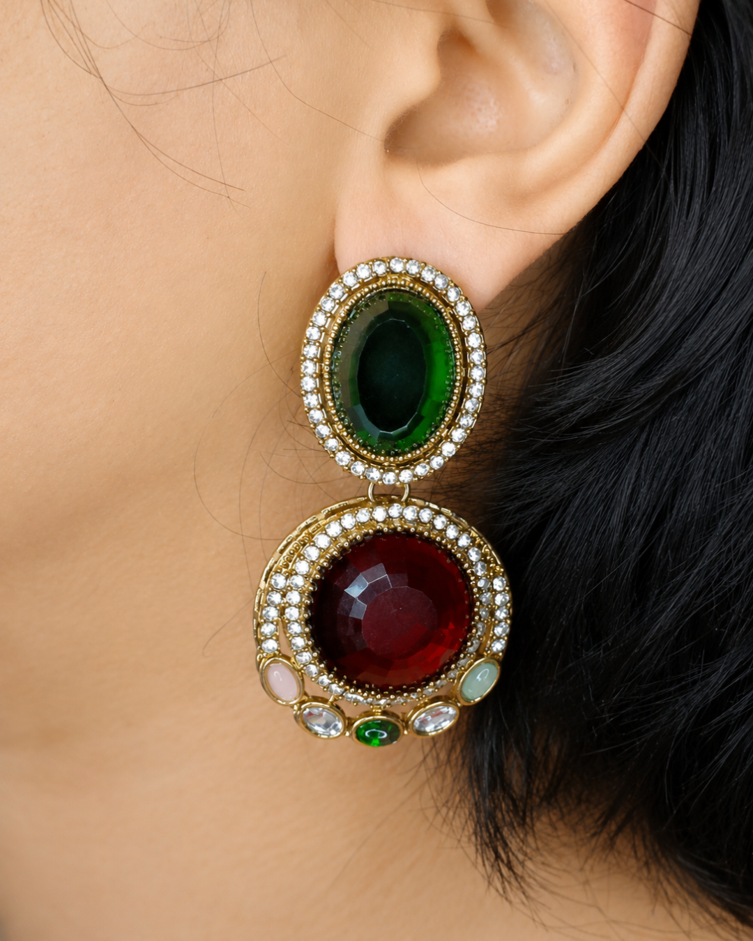 Multicolor Graceful Double Drops